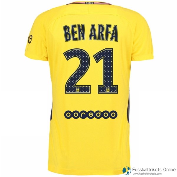 Paris Saint Germain Trikot Auswarts Ben Arfa 2017-18 Fussballtrikots Günstig